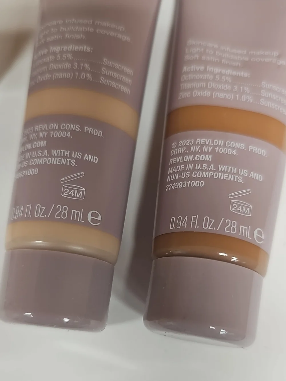Revlon Illuminance Tinted Serum Bundle of Qty 2 NewTubes Buff Beige & WarmCarmel
